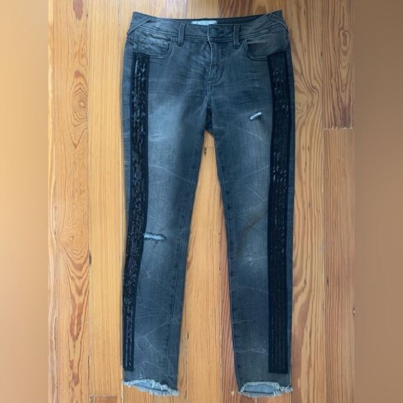 Free People Summer Solstice Beaded Jeans - Picture 4 of 13